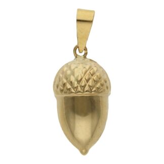COLGANTE ORO 18K BELLOTA 8x16mm  LUCAGL50